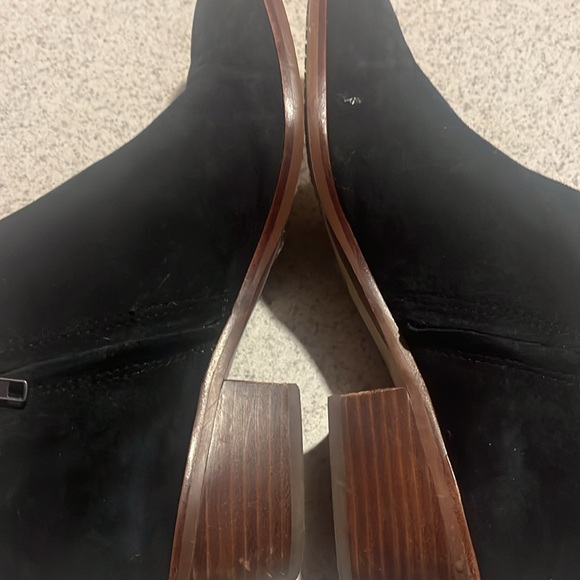 Jcrew booty black suede size 11 - Picture 3 of 7